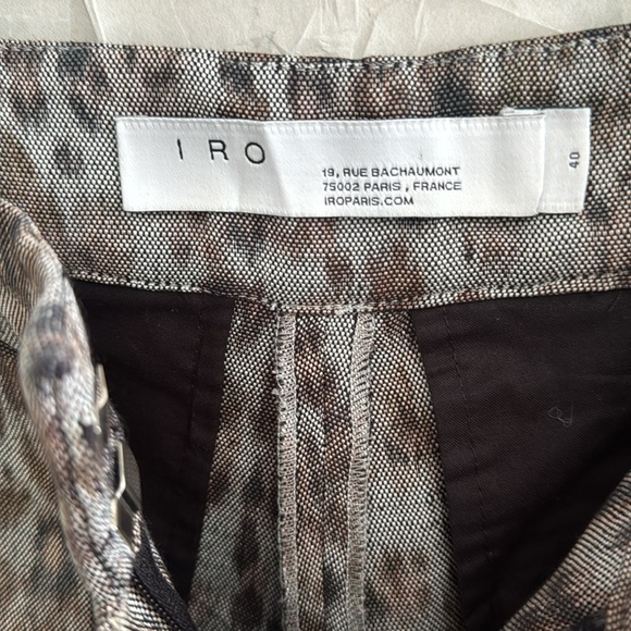 Iro Animal Print Shorts sz 40 - Picture 3 of 10